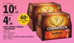 E.Leclerc Grimbergen - bière ambrée d'abbaye offre