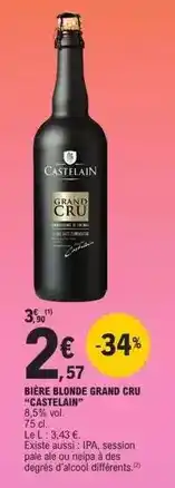 E.Leclerc Bière blonde grand cru offre