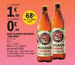 E.Leclerc Paulaner - bière blanche weissbier offre
