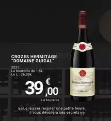 E.Leclerc Guigal - crozes hermitage domaine offre