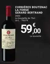 E.Leclerc Gérard bertrand - corbières boutenac la forge offre