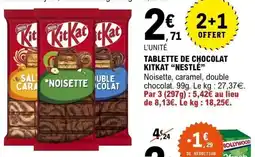 E.Leclerc Tablette de chocolat kitkat nestlé offre