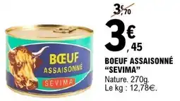 E.Leclerc Boeuf assaisonné sevima offre