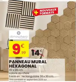 Stokomani Panneau mural hexagonal offre
