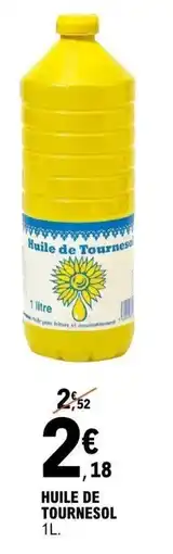 E.Leclerc Huile de tournesol offre
