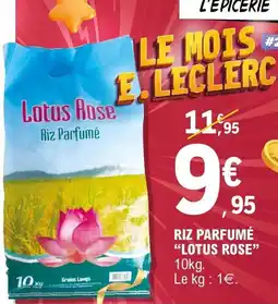 E.Leclerc Riz parfumé lotus rose offre