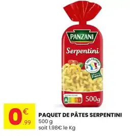 Stokomani PANZANI Paquet de pâtes serpentini offre