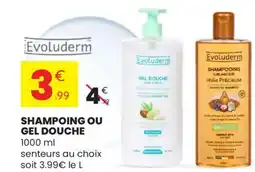 Stokomani EVALUDERM Shampoing ou gel douche offre