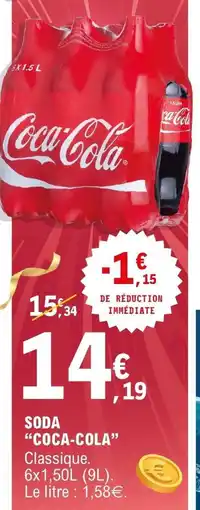 E.Leclerc Soda coca-cola offre