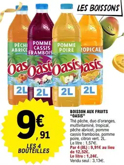 E.Leclerc Boisson aux fruits oasis offre