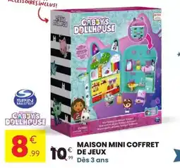 Stokomani Gabby's dollhouse - maison mini coffret de jeux offre