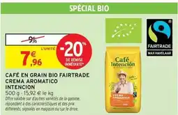 Intermarché Signal - café en grain bio crema aromatico offre
