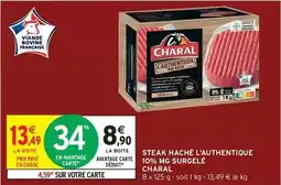 Intermarché Charal - steak haché l'authentique offre