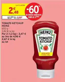 Intermarché Heinz - tomato ketchup offre