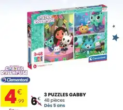 Stokomani 3 puzzles gabby offre