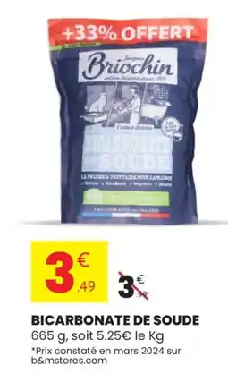 Stokomani BRIOCHIN Bicarbonate de soude offre