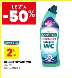 Stokomani SANYTOL Gel nettoyant wc offre