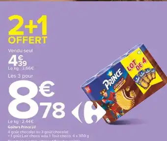 Carrefour Goûters Prince LU offre