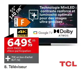 BUT TCL Téléviseur offre