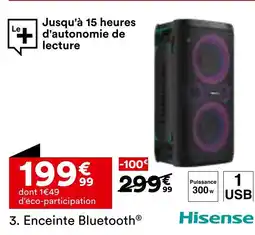 BUT Hisense Enceinte Bluetooth offre