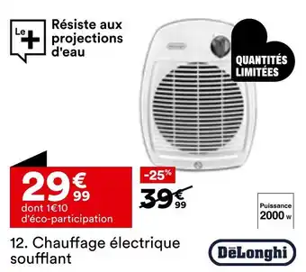 BUT Chauffage électrique soufflant offre