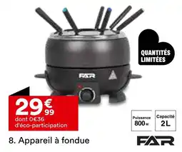 BUT FAR Appareil à fondue offre