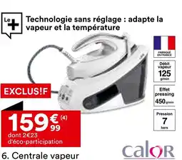 BUT Calor Centrale vapeur offre