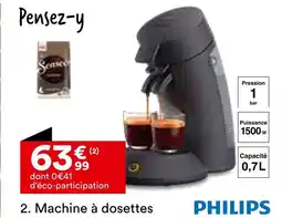 BUT PHILIPS Machine à dosettes offre