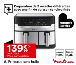 BUT MOULINEX Friteuse sans huile offre