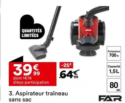 BUT FAR Aspirateur traîneau sans sac offre