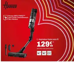 BUT HOOVER Aspirateur balai sans fil offre