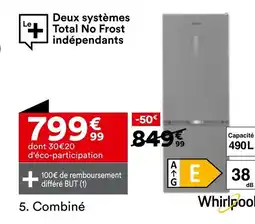 BUT WHIRLPOOL Combiné offre