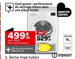 BUT INDESIT Sèche-linge hublot offre