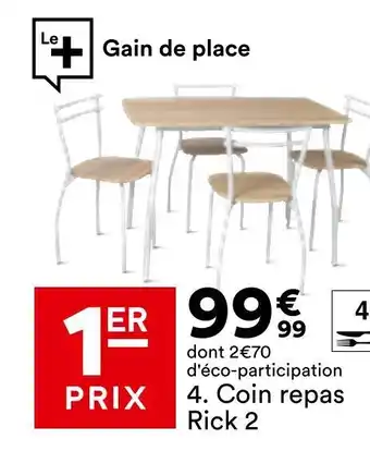 BUT Coin repas rick 2 offre