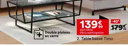 BUT Table basse timo offre