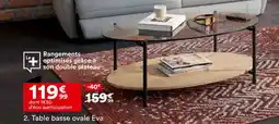 BUT Table basse ovale Eva offre