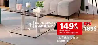 BUT Table basse Marcus offre