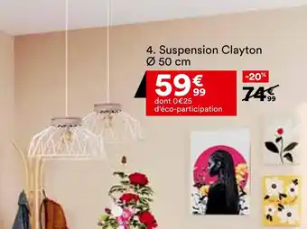 BUT Suspension Clayton Ø 50 cm offre
