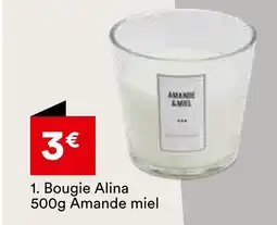 BUT Alina Bougie alina 500g amande miel offre
