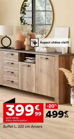 BUT Buffet L. 222 cm Anvers offre