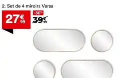 BUT Versa Set de 4 miroirs offre