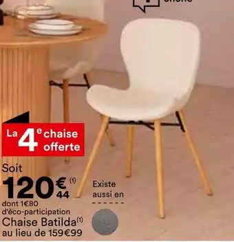 BUT Chaise Batilda offre