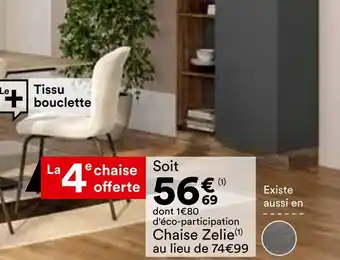 BUT Chaise Zelie offre