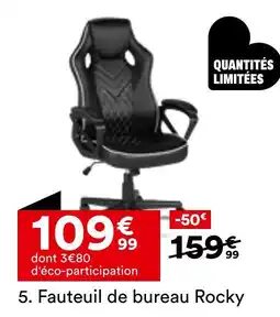 BUT Fauteuil de bureau Rocky offre