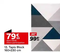BUT Tapis Block 160x230 cm offre