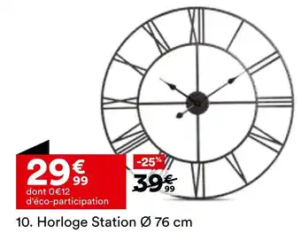 BUT Horloge Station Ø 76 cm offre