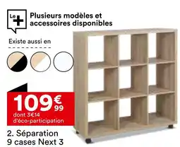 BUT Séparation 9 cases Next 3 offre