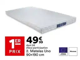 BUT Matelas Uno 90×190 cm offre