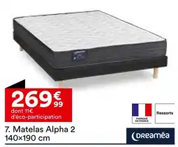 BUT DREAMÉA Matelas alpha 2 140x190 cm offre