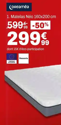BUT DREAMEA 1. Matelas Néo 160x200 cm offre